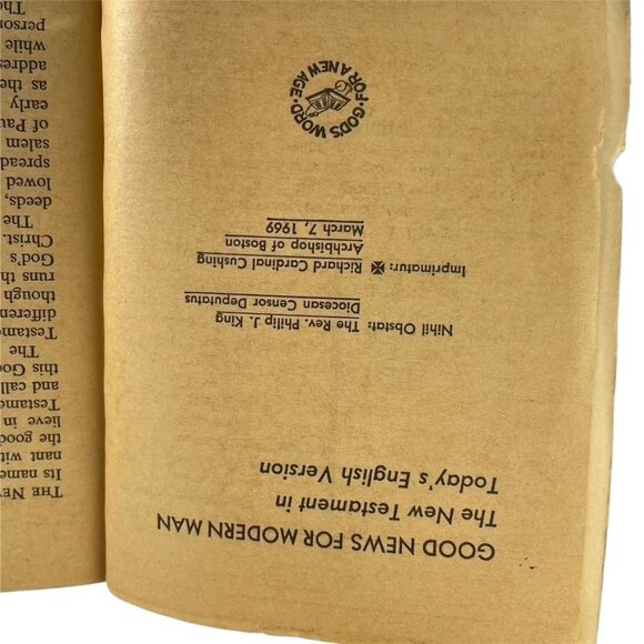 Good News For Modern Man The New Testament English Version 1969 Paperback u - Picture 4 of 5